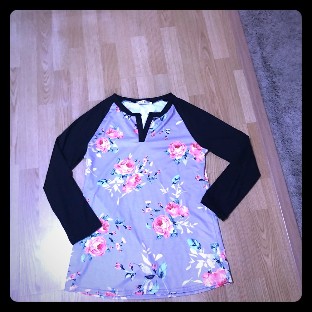 Floral long sleeve